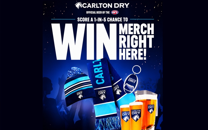 Cub Promotion: Carlton Dry — 2026 Footy Merch Kits